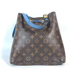 LOUIS VUITTON Shoulder Bag M43569 Monogram canvas Brown x blue Monogram Neonoe