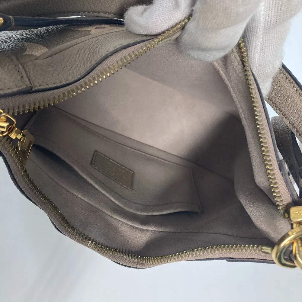 LOUIS VUITTON Shoulder Bag M46112 Monogram Ann Platt Leather beige Monogram Ann Platt Bagatelle NM