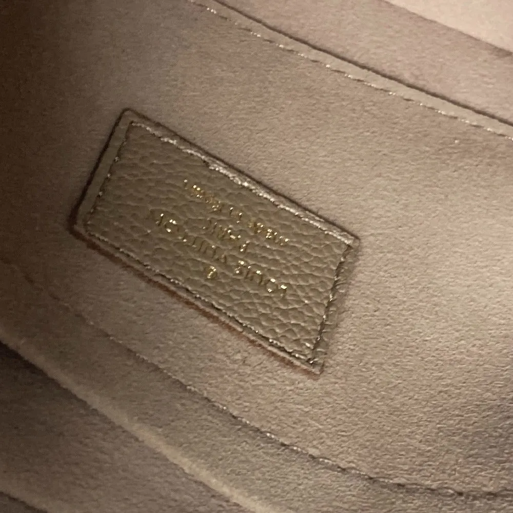 LOUIS VUITTON Shoulder Bag M46112 Monogram Ann Platt Leather beige Monogram Ann Platt Bagatelle NM