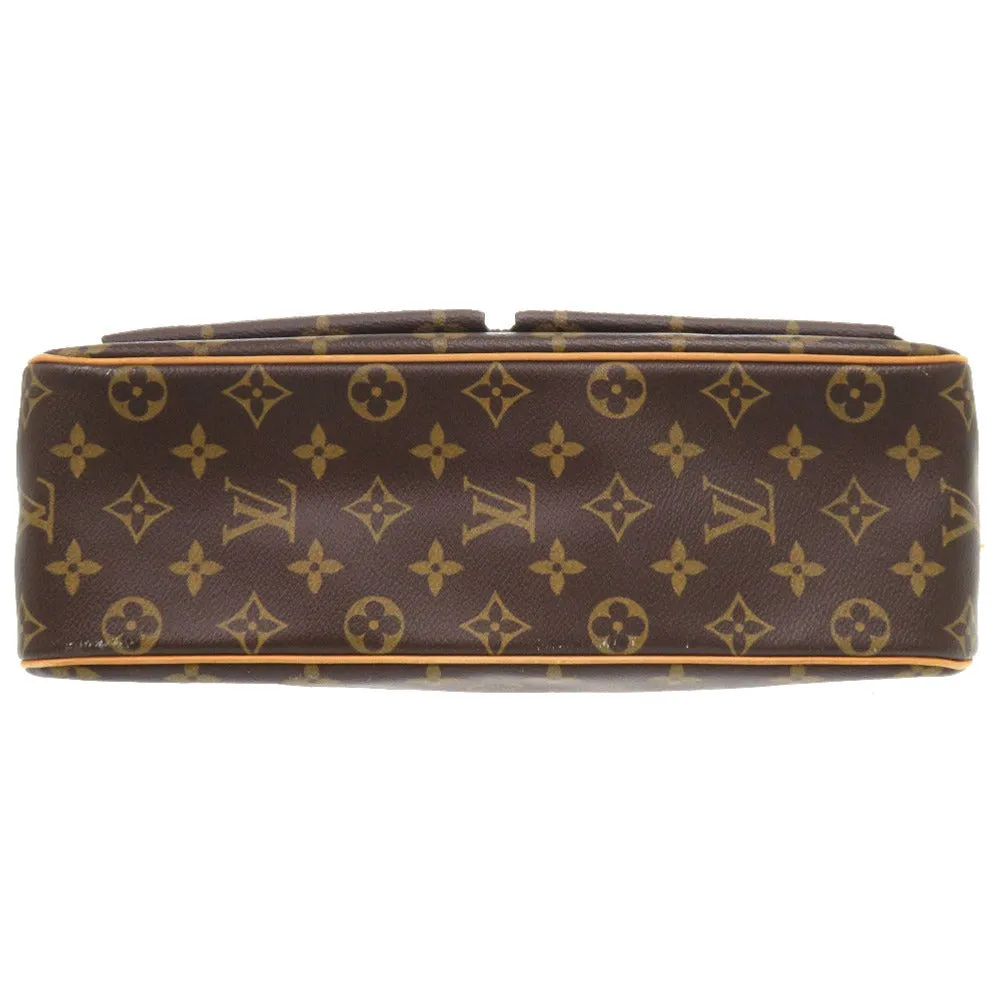 LOUIS VUITTON Shoulder Bag M51163 Monogram canvas Brown Monogram Vivasite GM