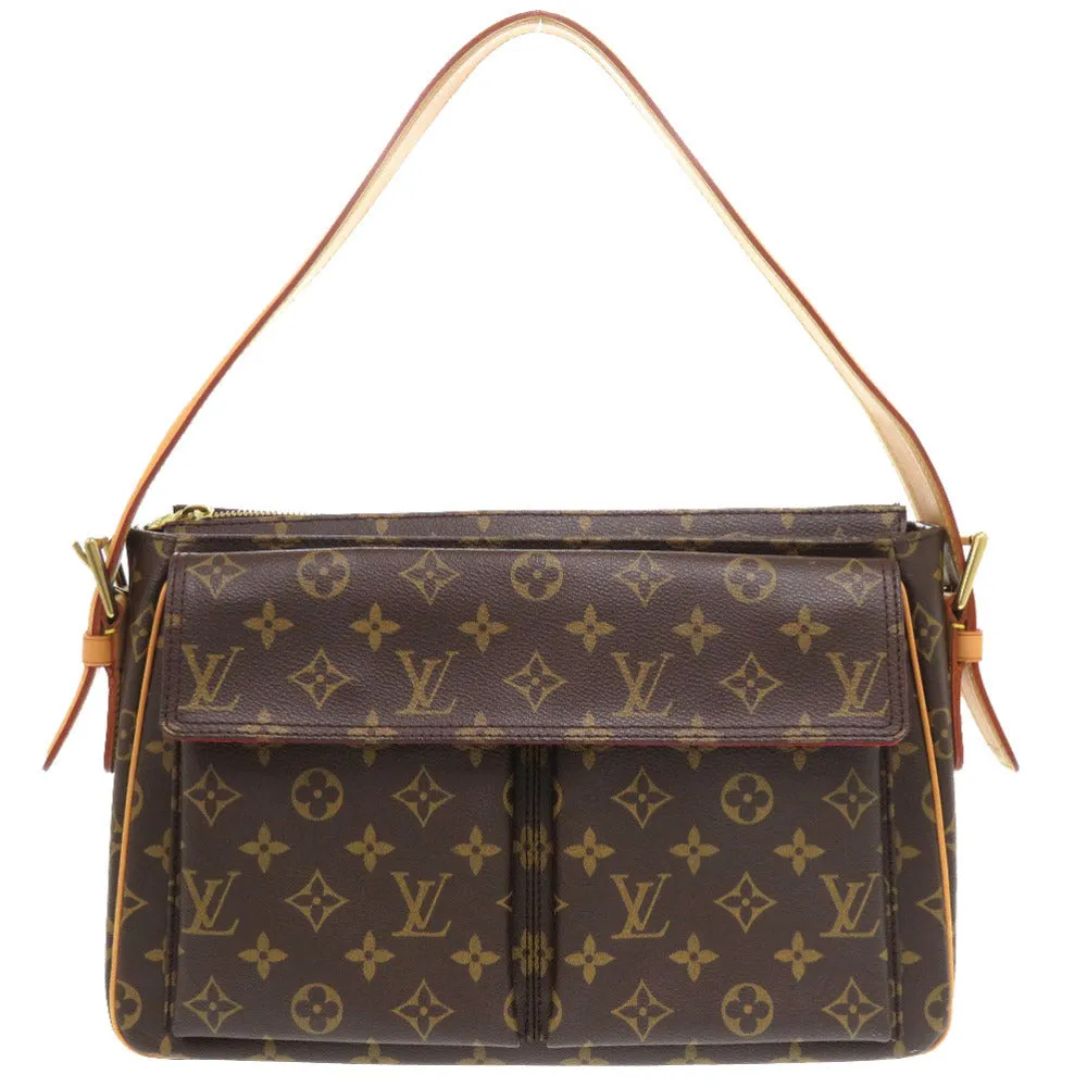 LOUIS VUITTON Shoulder Bag M51163 Monogram canvas Brown Monogram Vivasite GM