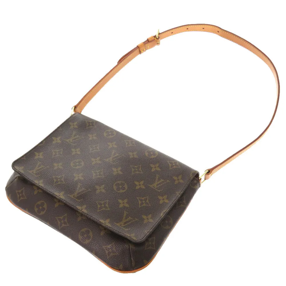 LOUIS VUITTON Shoulder Bag M51257 Monogram canvas Brown Monogram Musette Tango Short Strap