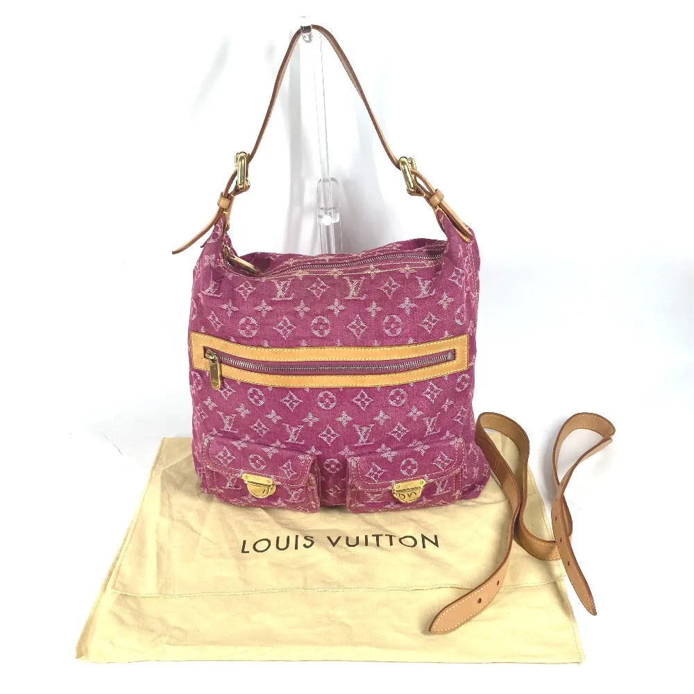 LOUIS VUITTON Shoulder Bag M95210 Monogram denim pink Monogram denim Buggy GM