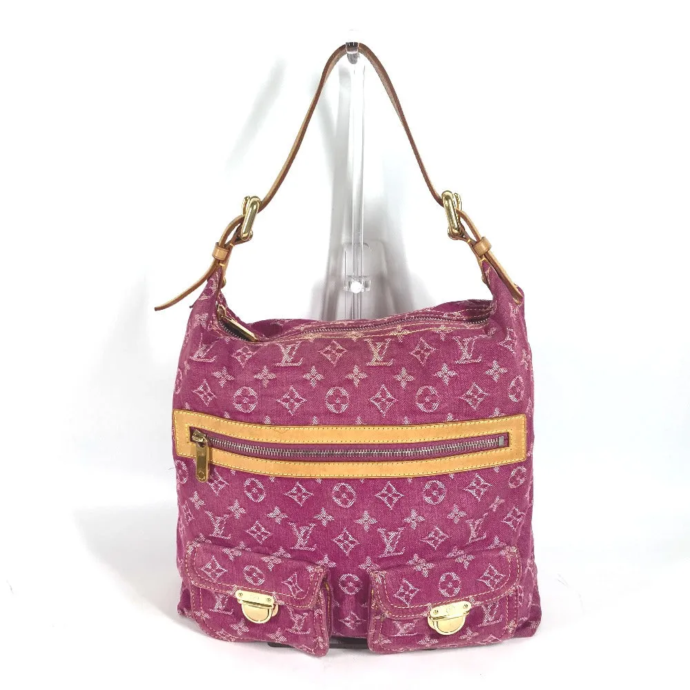 LOUIS VUITTON Shoulder Bag M95210 Monogram denim pink Monogram denim Buggy GM