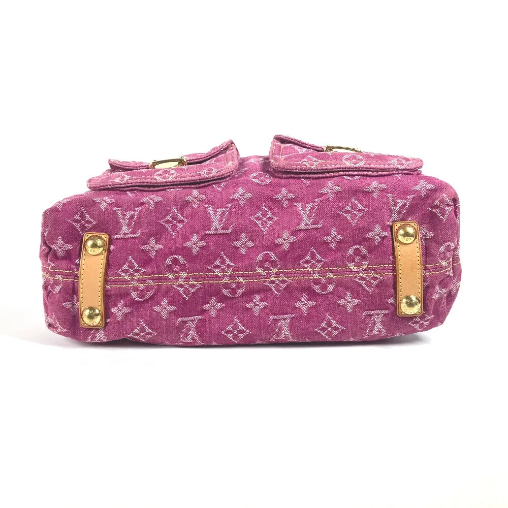 LOUIS VUITTON Shoulder Bag M95210 Monogram denim pink Monogram denim Buggy GM