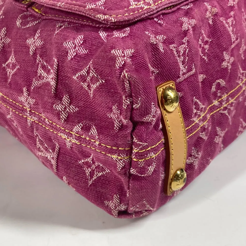 LOUIS VUITTON Shoulder Bag M95210 Monogram denim pink Monogram denim Buggy GM