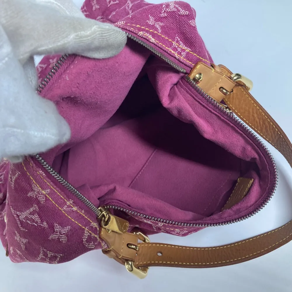 LOUIS VUITTON Shoulder Bag M95210 Monogram denim pink Monogram denim Buggy GM
