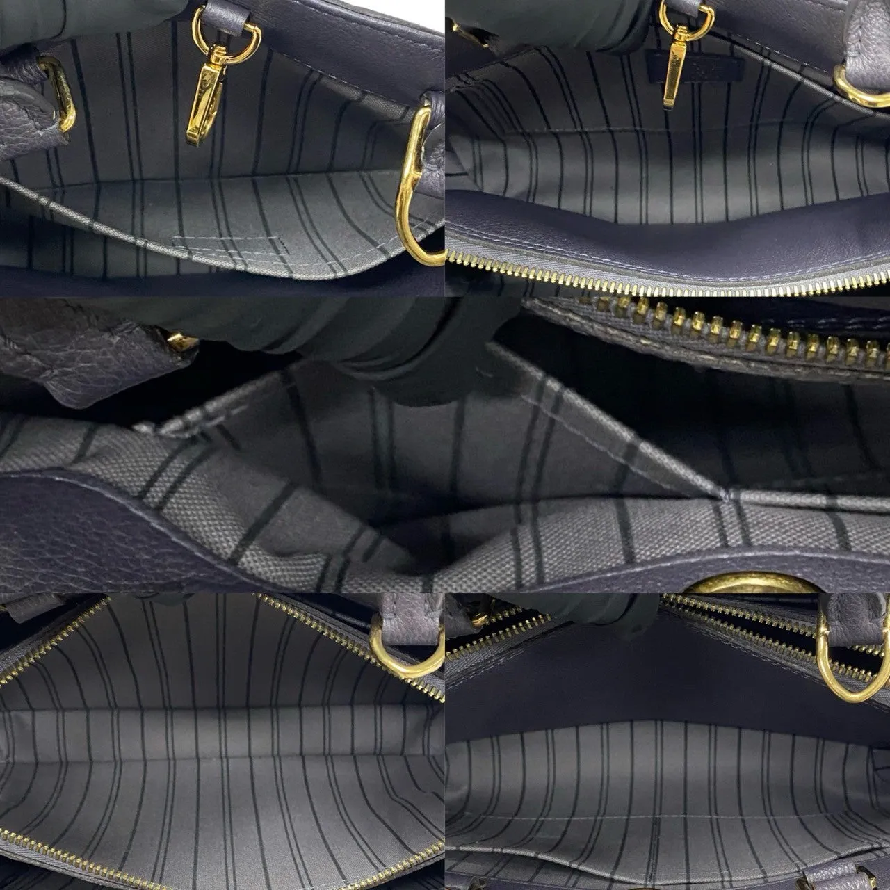 LOUIS VUITTON Shoulder Bag Monogram Ann Platt gray Monogram Ann Platt Montaigne BB