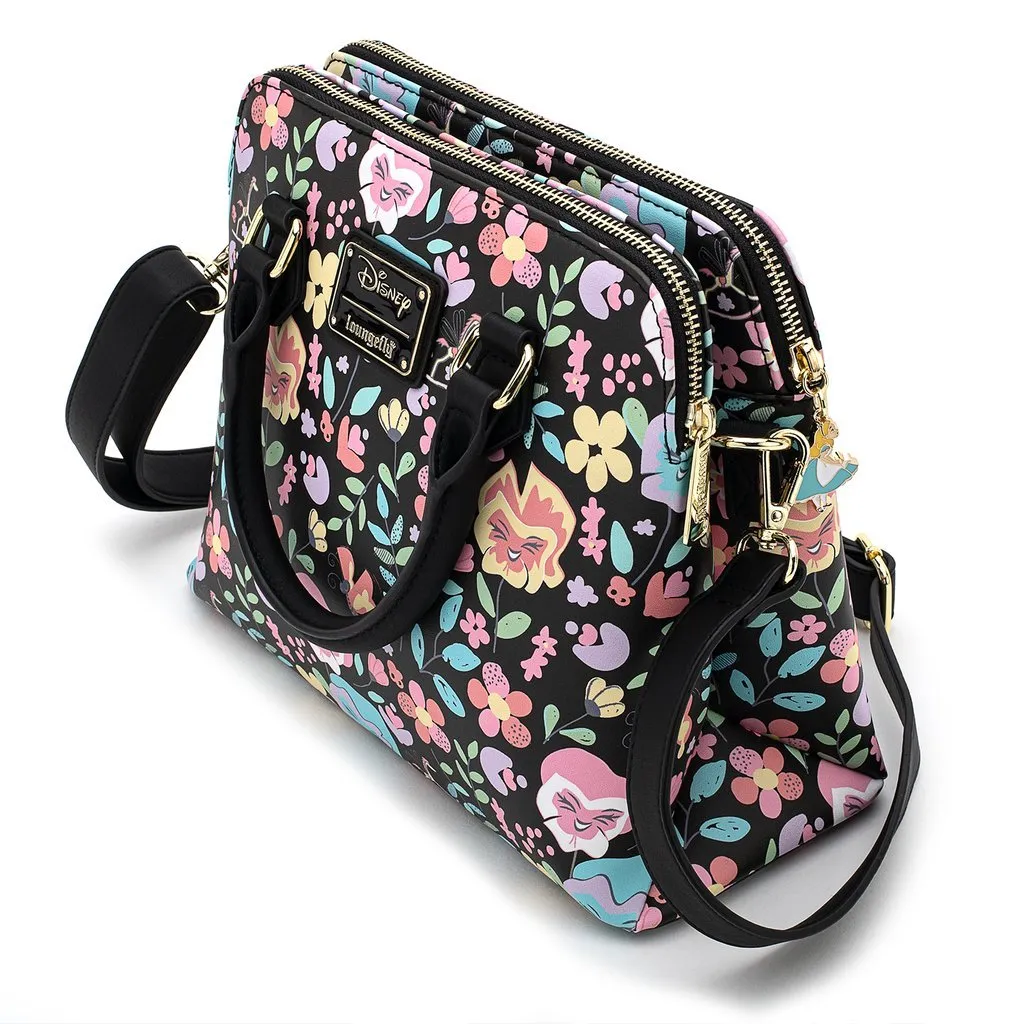 Loungefly X Disney Alice in Wonderland Flowers Cross Body Handbag