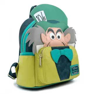 Loungefly X Disney Alice in Wonderland Mad Hatter Cosplay Mini Backpack
