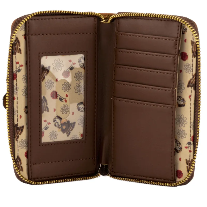 Loungefly x Disney Beauty and the Beast Cogsworth Cosplay Wallet