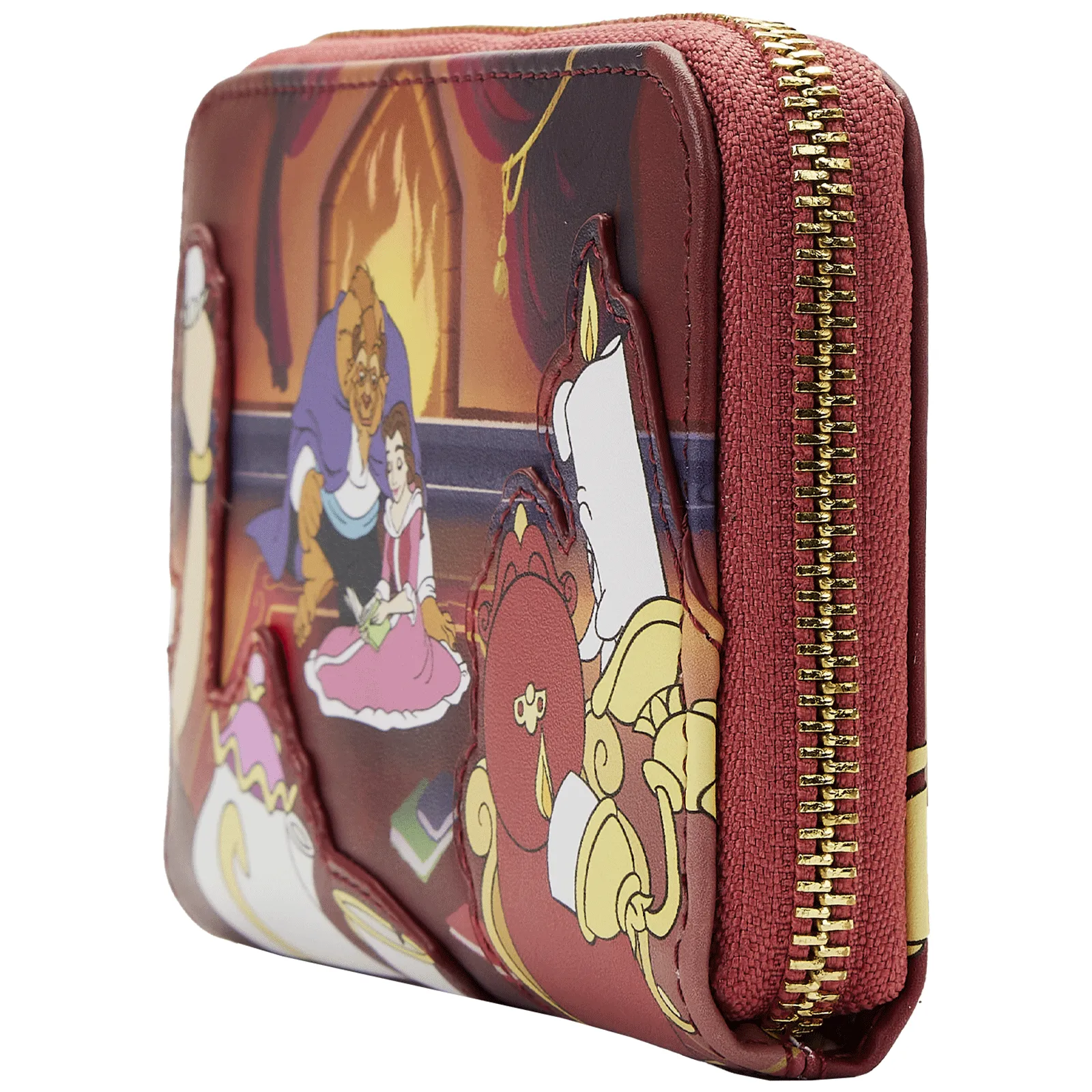 Loungefly x Disney Beauty and the Beast Fireplace Scene Wallet