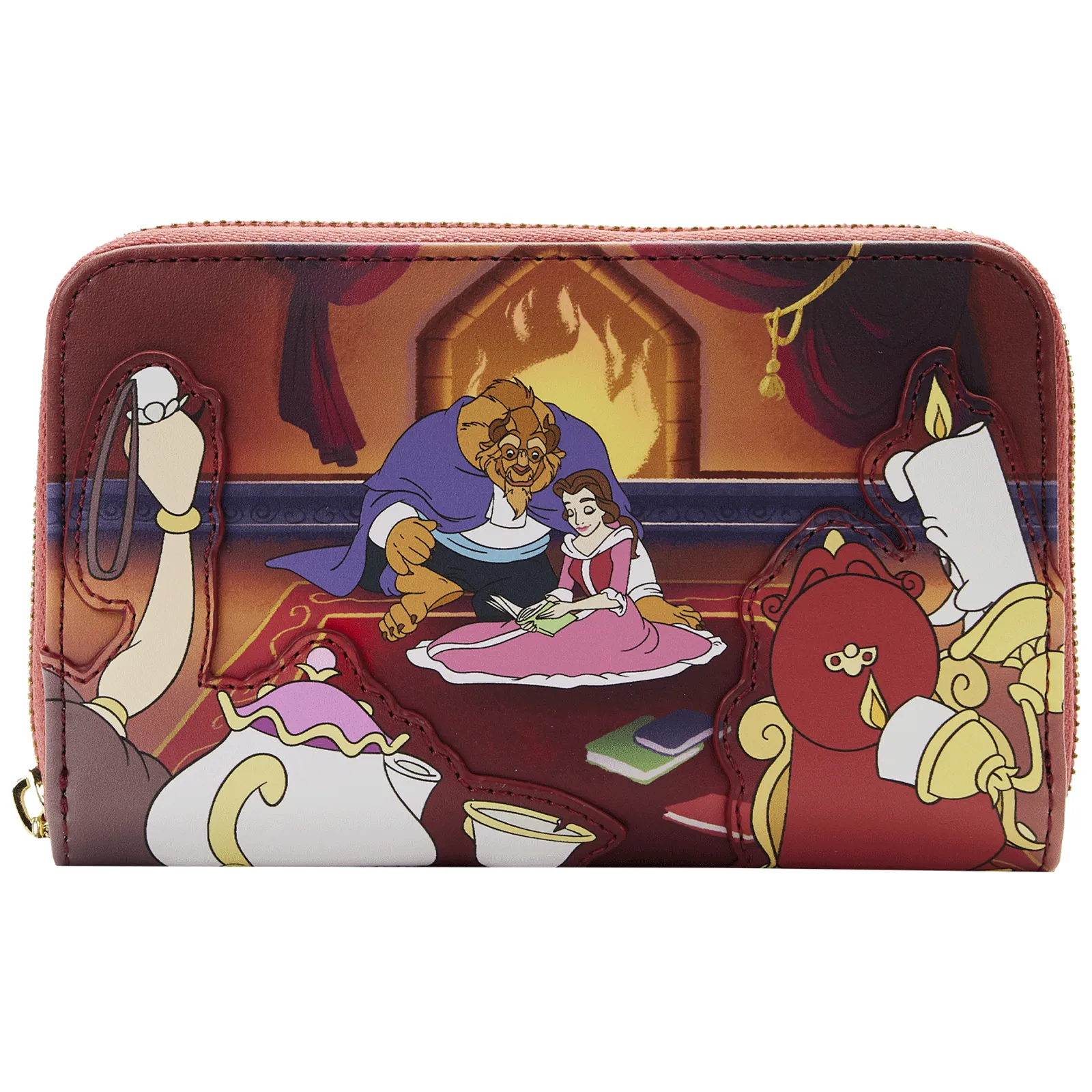 Loungefly x Disney Beauty and the Beast Fireplace Scene Wallet