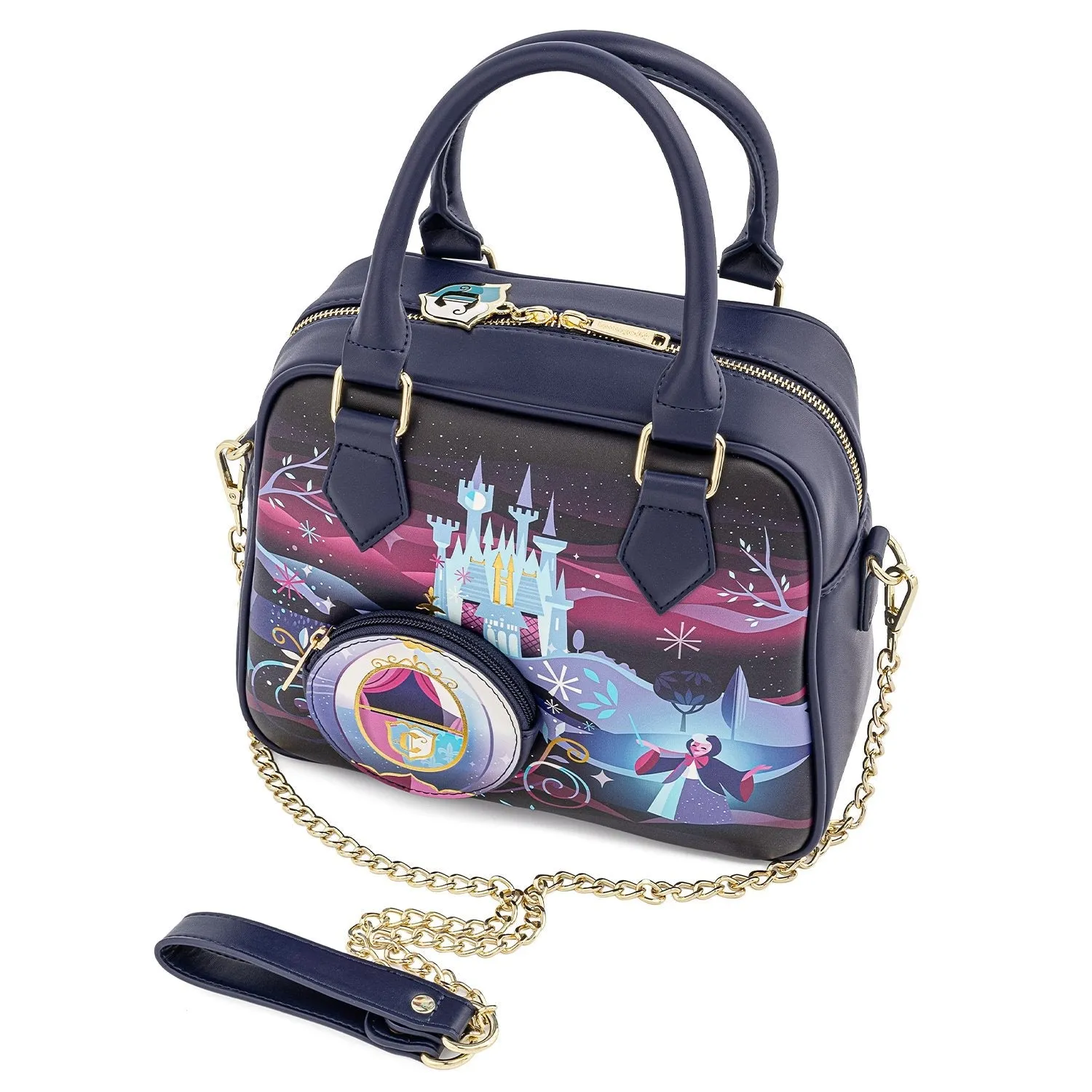 Loungefly x Disney Cinderella Castle Crossbody Handbag