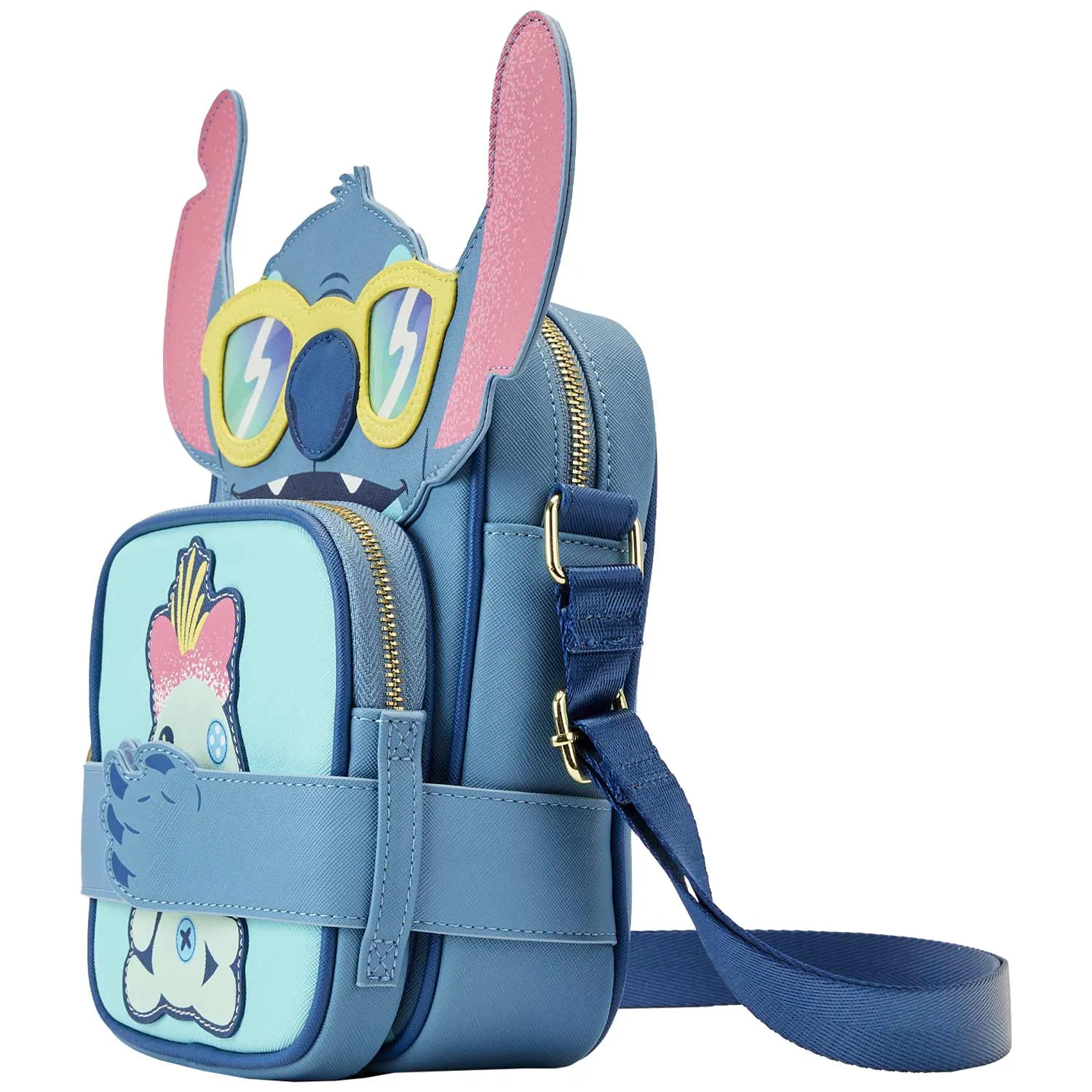 Loungefly x Disney Lilo and Stitch Beach Day Crossbuddy Bag