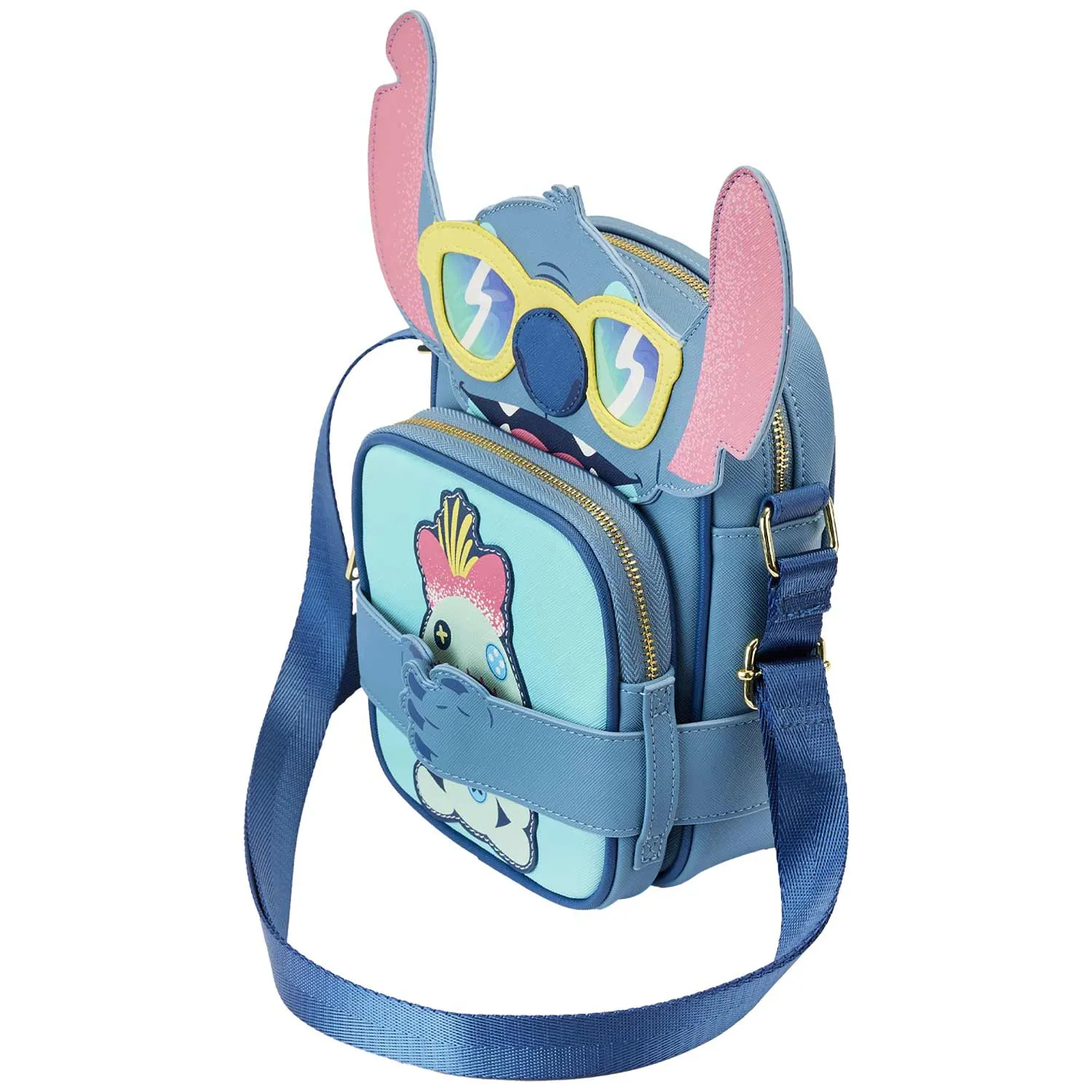 Loungefly x Disney Lilo and Stitch Beach Day Crossbuddy Bag