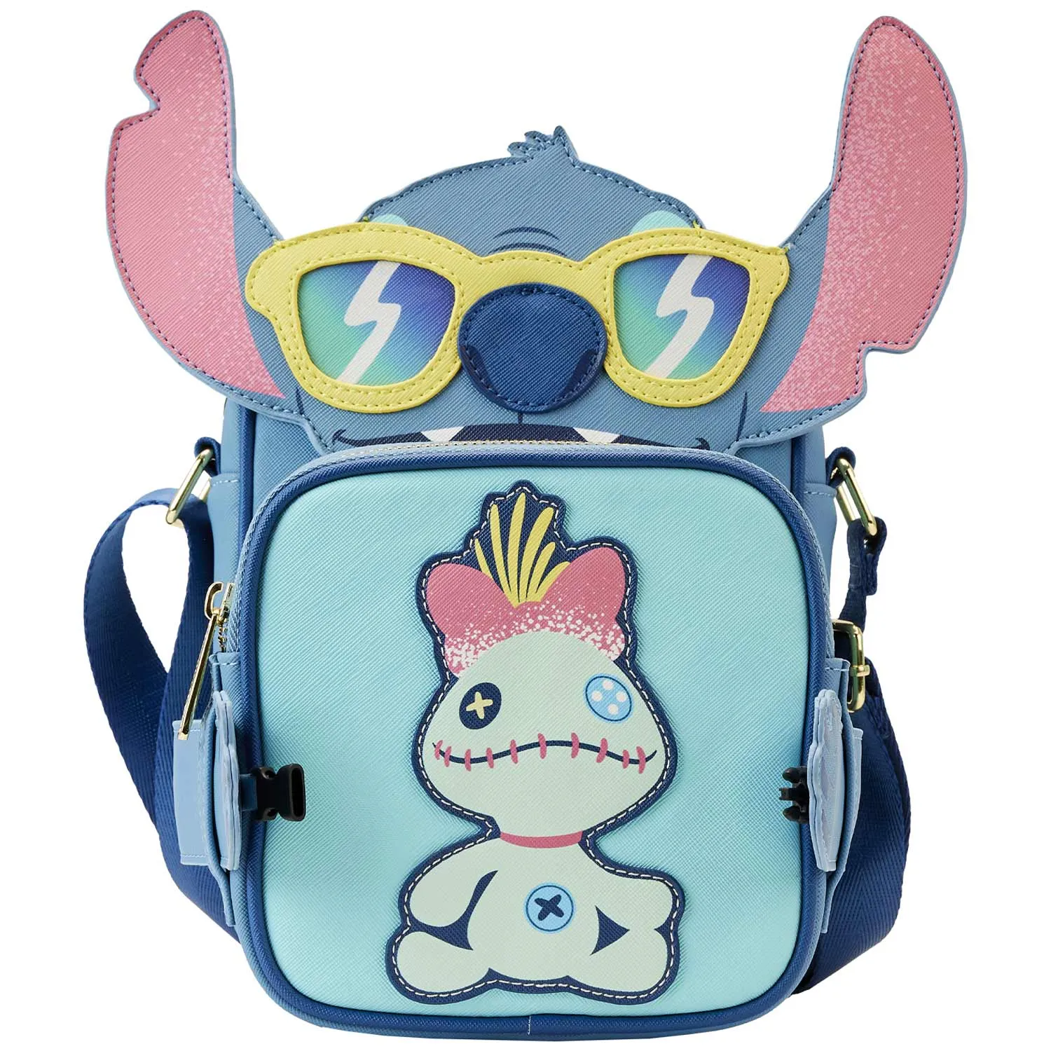 Loungefly x Disney Lilo and Stitch Beach Day Crossbuddy Bag