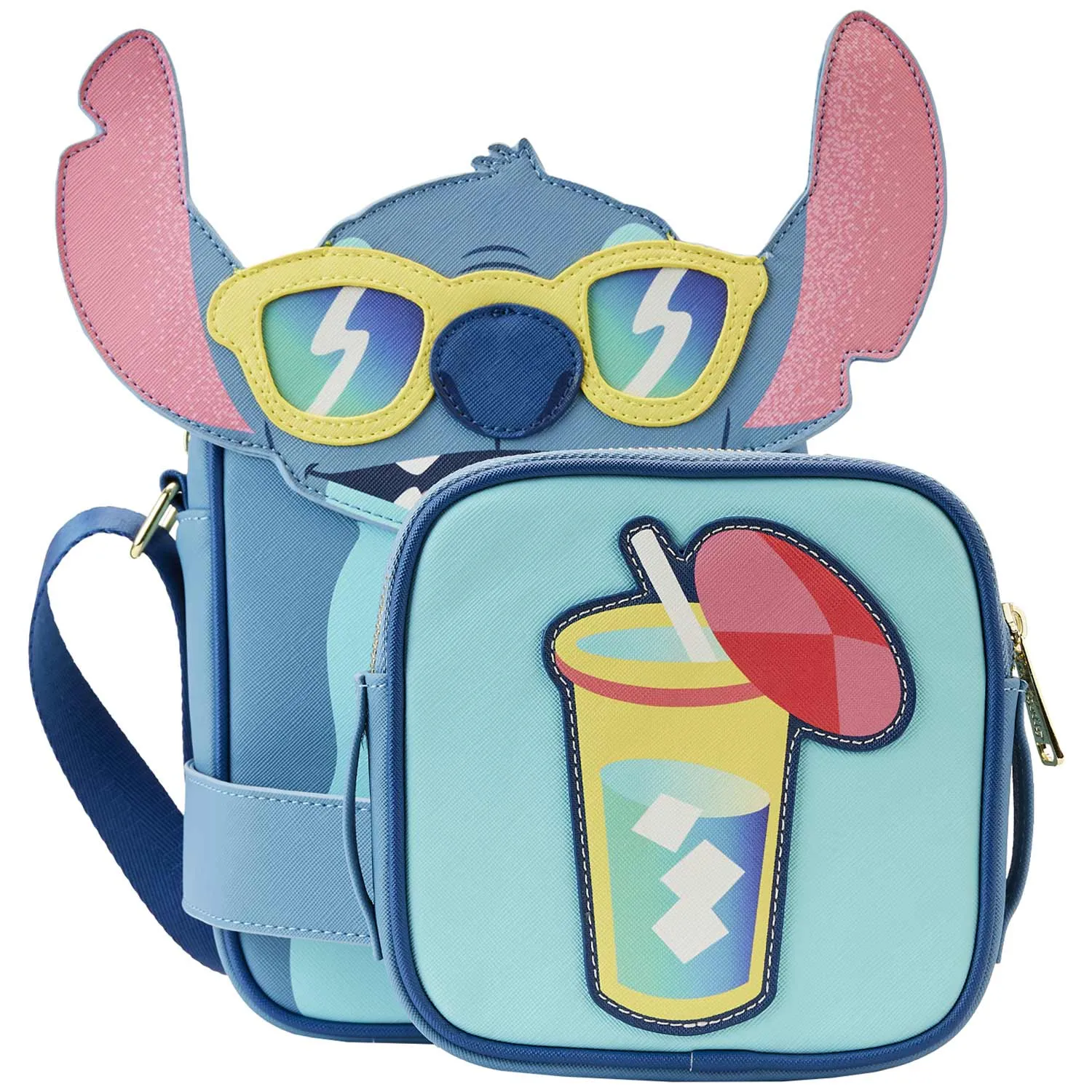Loungefly x Disney Lilo and Stitch Beach Day Crossbuddy Bag