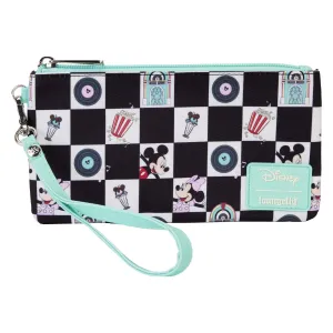 Loungefly x Disney Mickey And Minnie Date Night Wristlet