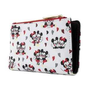 Loungefly x Disney Mickey and Minnie Mouse Heart Purse