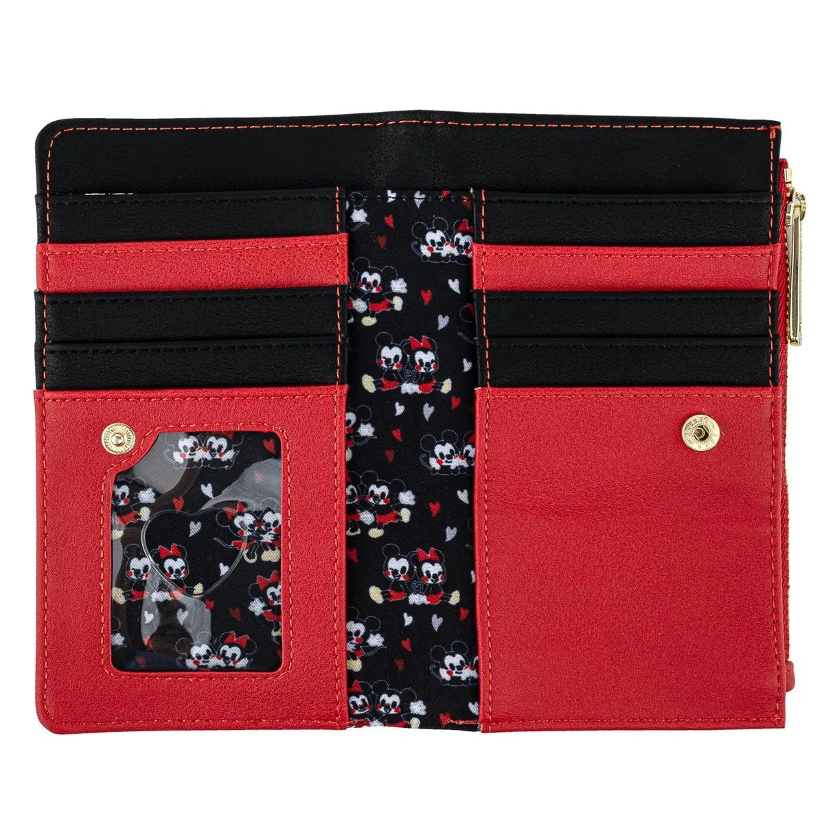 Loungefly x Disney Mickey and Minnie Mouse Heart Purse