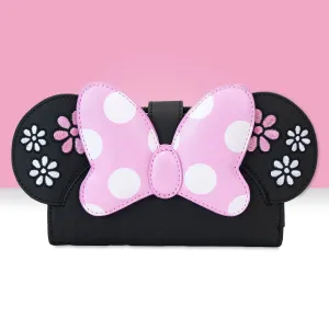 Loungefly x Disney Minnie Floral Rock the Dots Flap Wallet