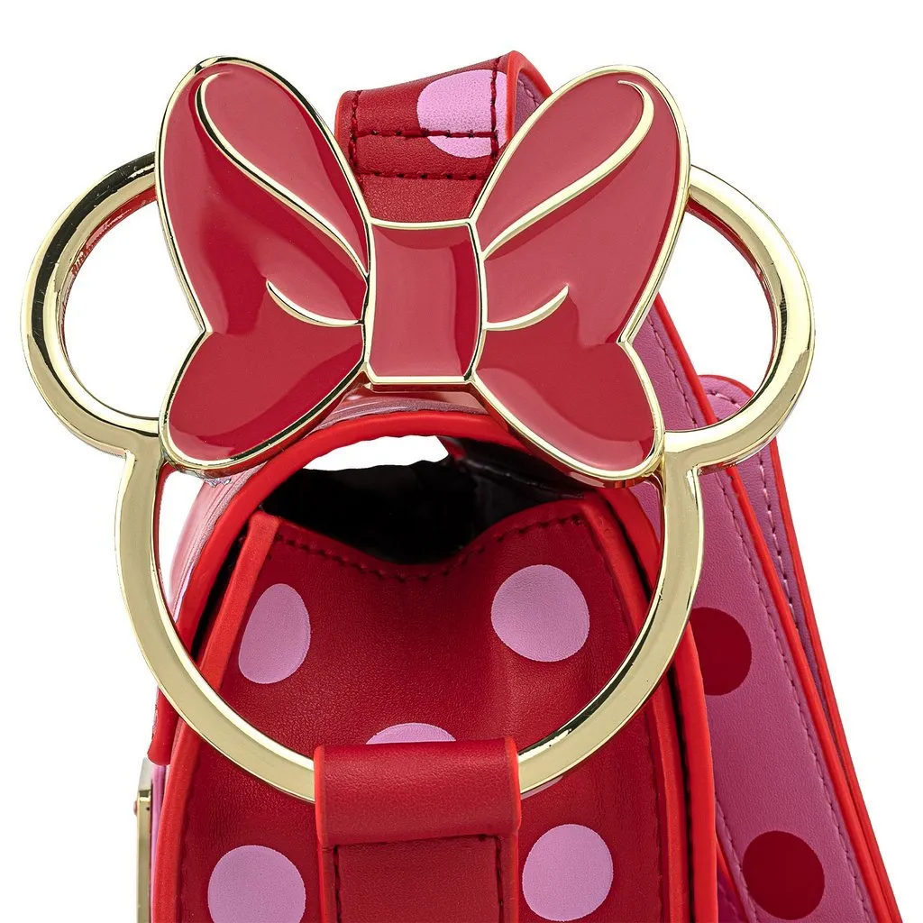 Loungefly x Disney Minnie Mouse Polka Dot Bow Handbag