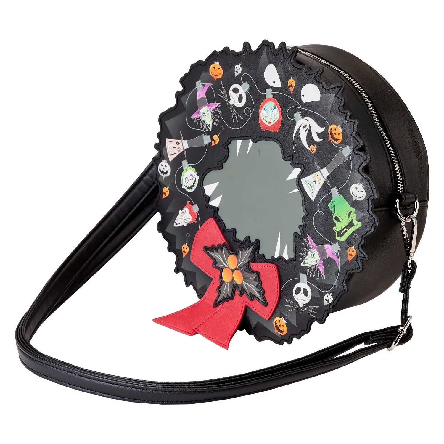 Loungefly x Disney Nightmare Before Christmas Figural Wreath Crossbody Bag