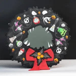 Loungefly x Disney Nightmare Before Christmas Figural Wreath Crossbody Bag