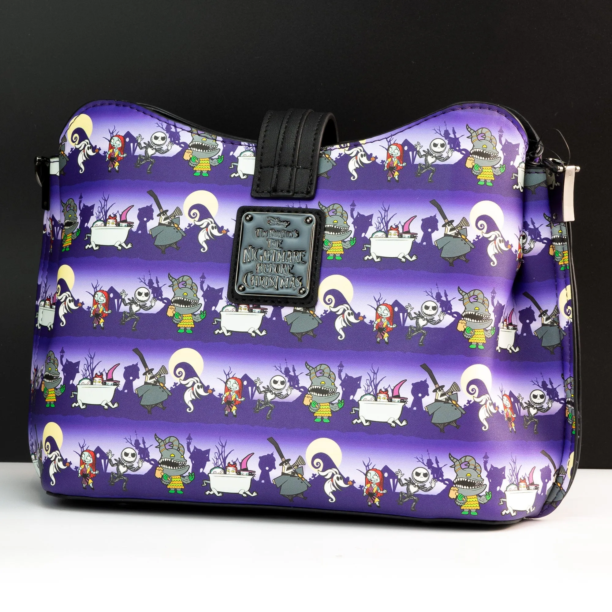 Loungefly x Disney Nightmare Before Christmas Halloween Line Crossbody Bag