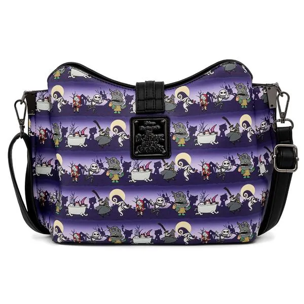 Loungefly x Disney Nightmare Before Christmas Halloween Line Crossbody Bag