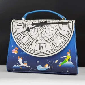 Loungefly x Disney Peter Pan Glow Clock Crossbody Bag