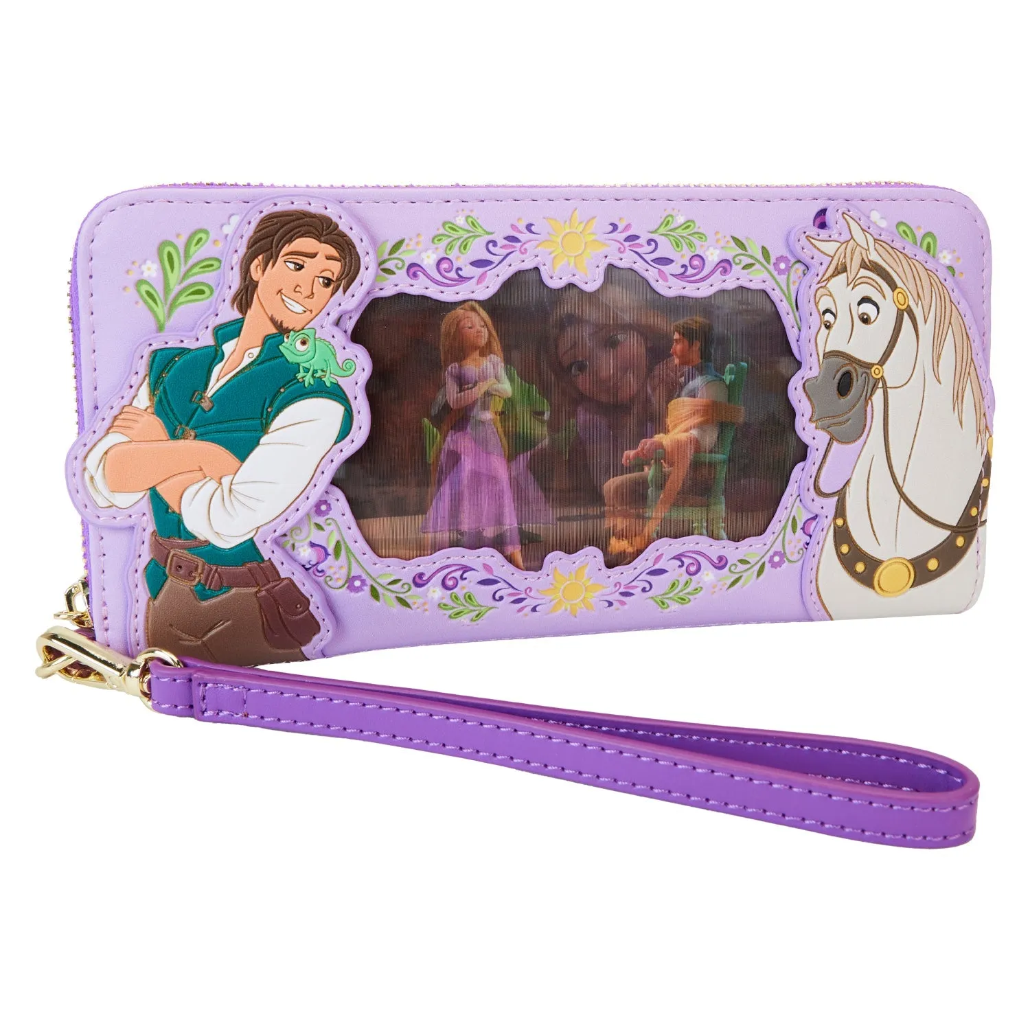Loungefly x Disney Princess Rapunzel Lenticular Wristlet Wallet