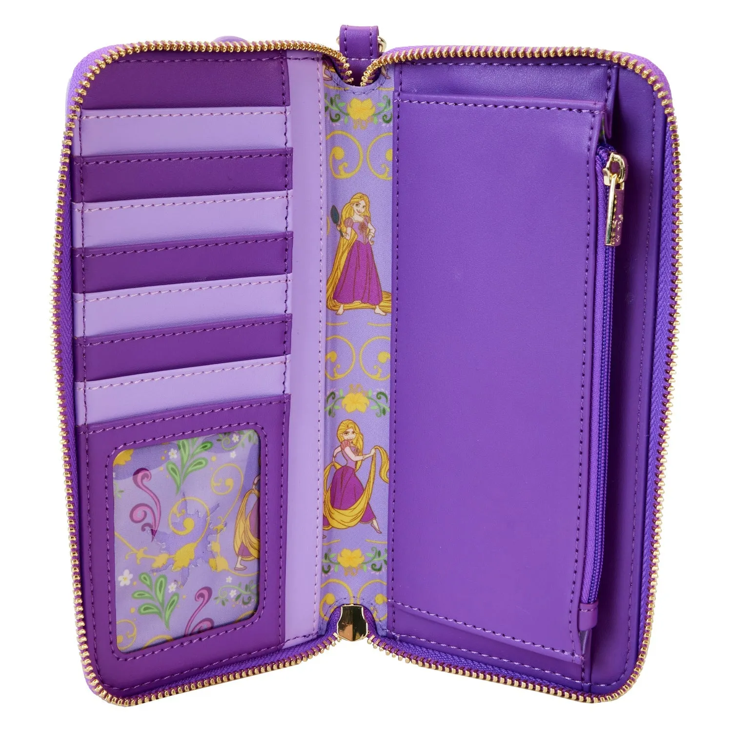 Loungefly x Disney Princess Rapunzel Lenticular Wristlet Wallet