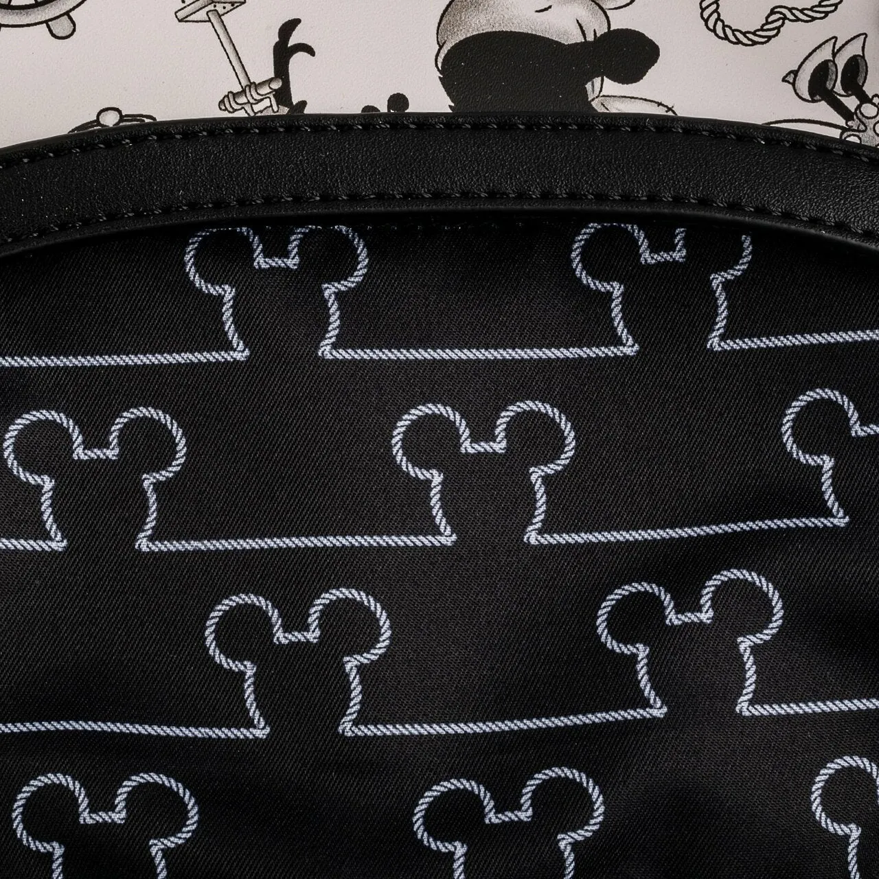 Loungefly x Disney Steamboat Willie All Over Print Crossbody Bag