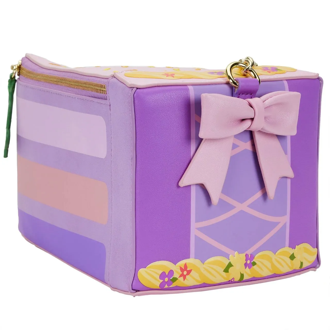 Loungefly x Disney Tangled Princess Rapunzel Dress Cosplay Cake Crossbody Bag