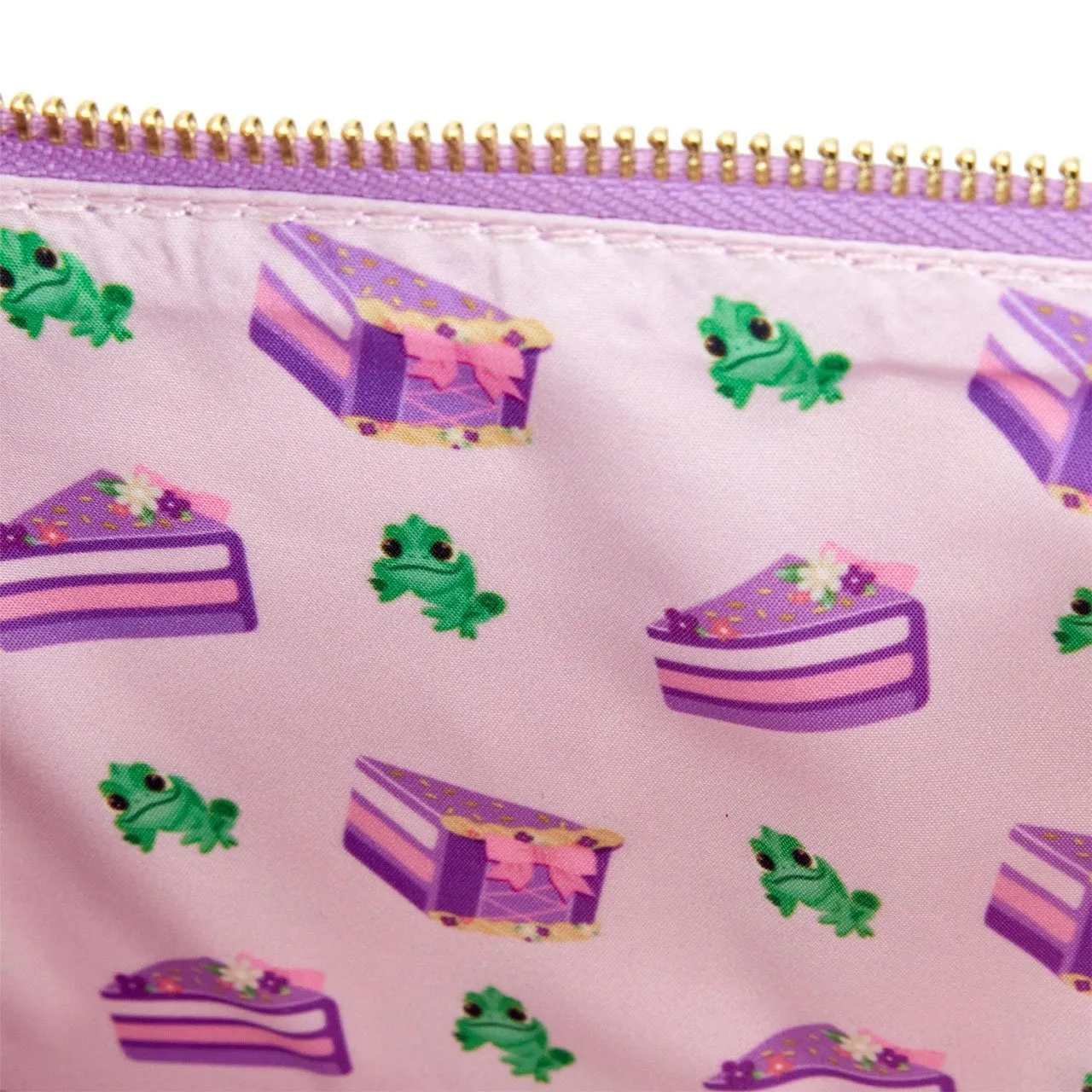 Loungefly x Disney Tangled Princess Rapunzel Dress Cosplay Cake Crossbody Bag