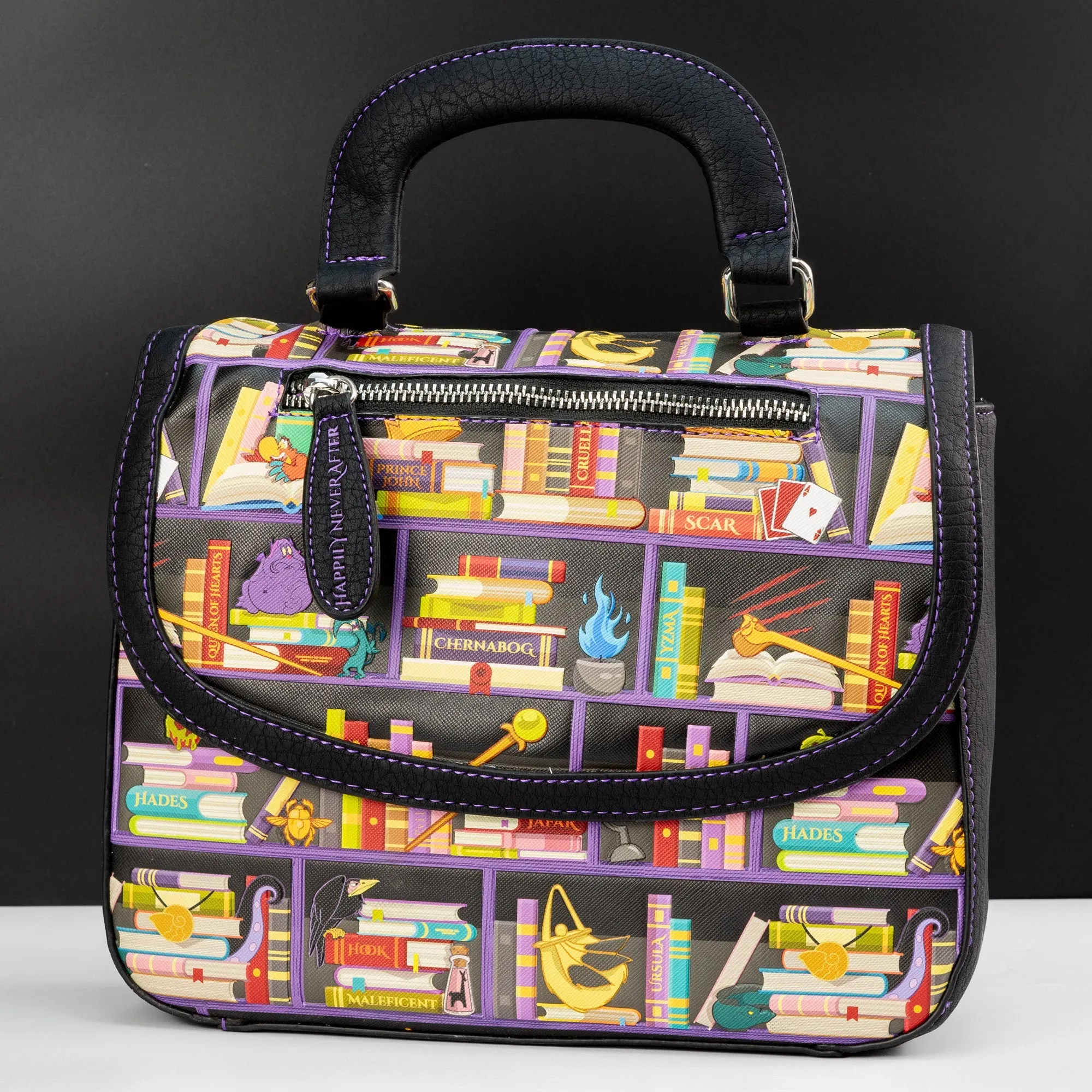 Loungefly x Disney Villains Books Crossbody Bag