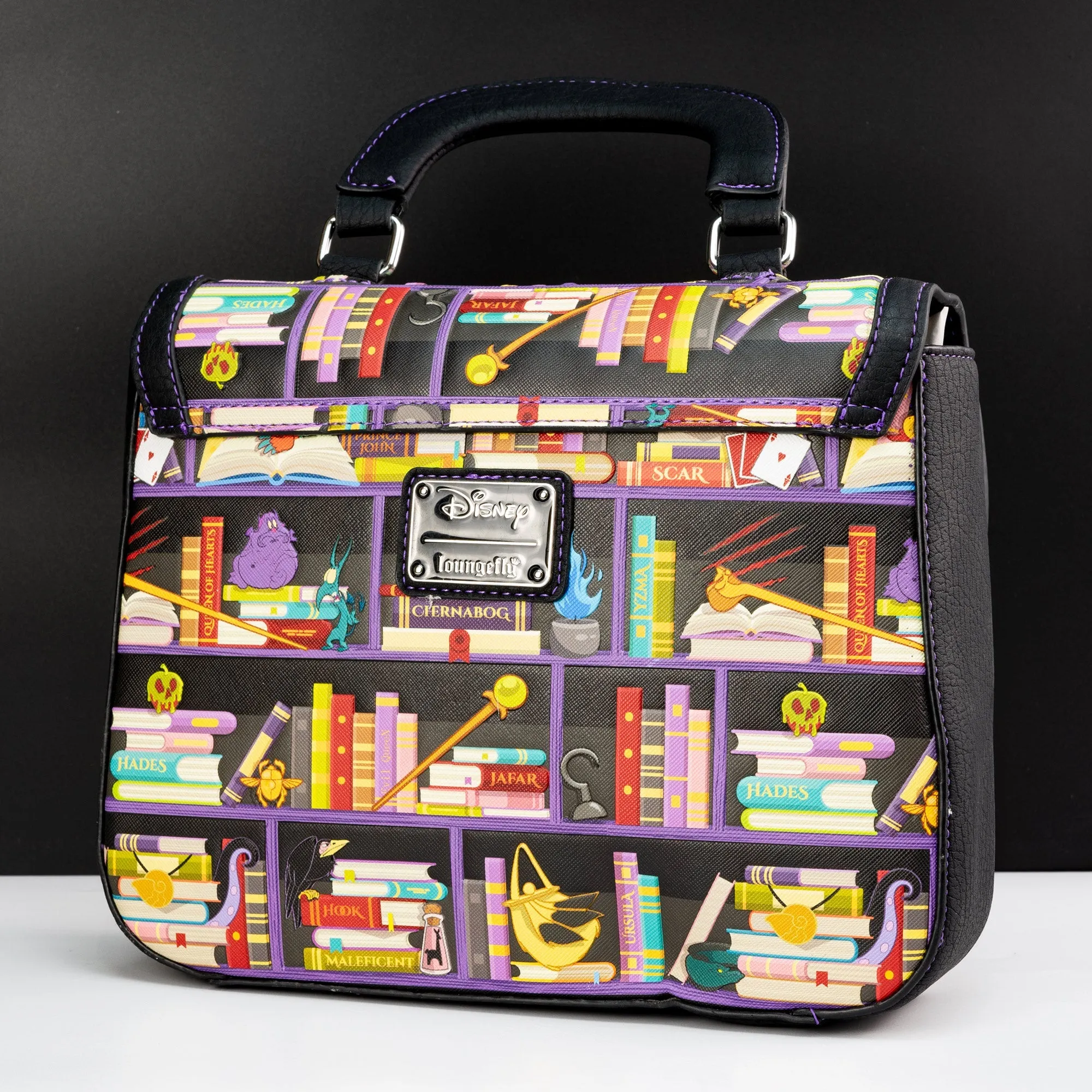 Loungefly x Disney Villains Books Crossbody Bag