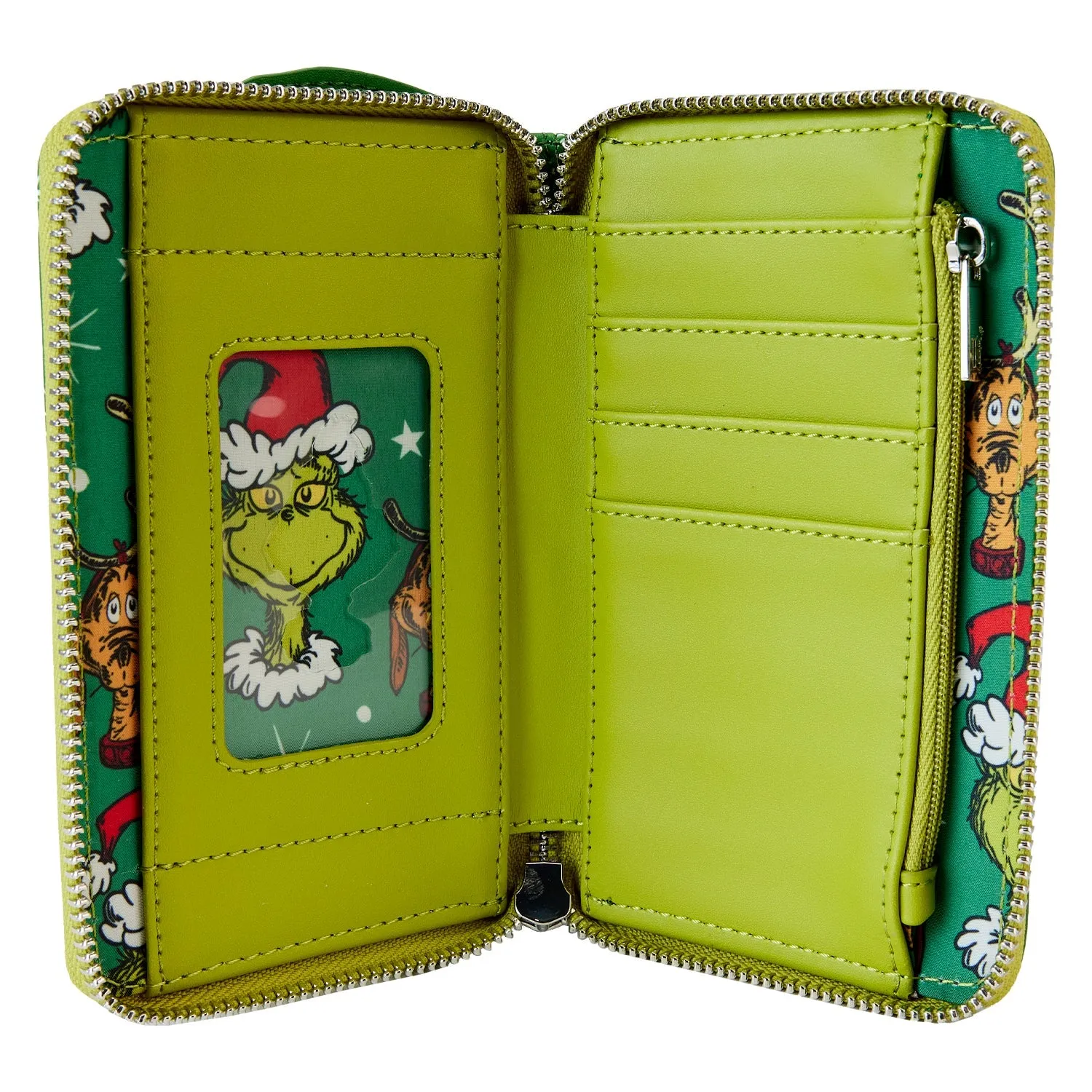 Loungefly x Dr Seuss Santa Grinch and Max Wallet