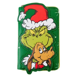 Loungefly x Dr Seuss Santa Grinch and Max Wallet