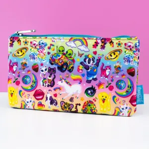 Loungefly x Lisa Frank AOP Characters Zipper Pouch