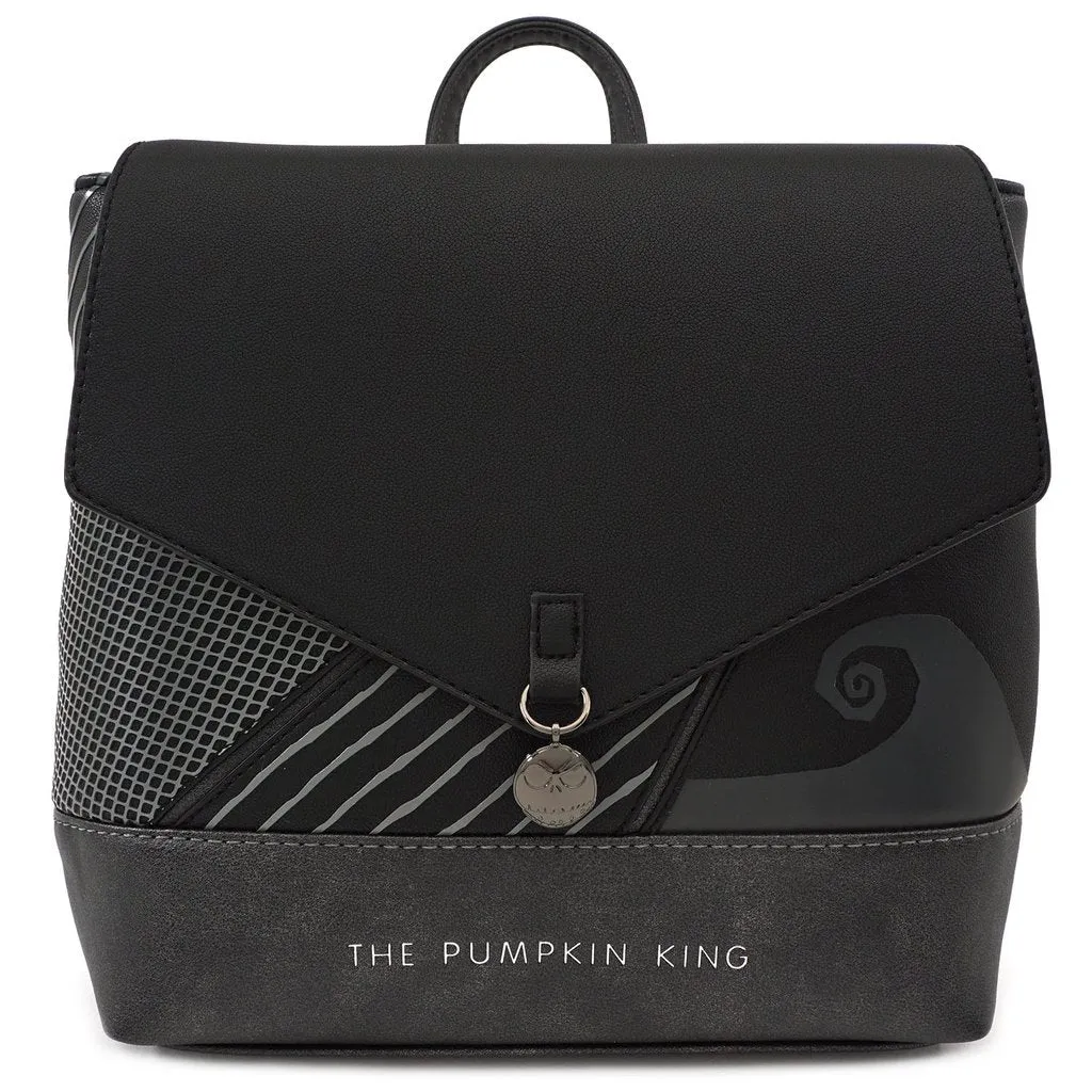 Loungefly x Nightmare Before Christmas Pumpkin King Convertible Mini Backpack