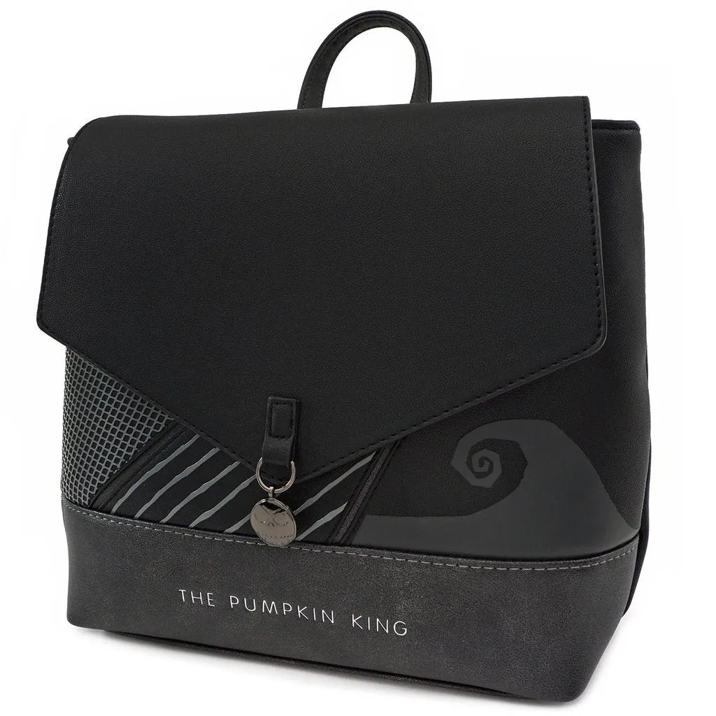 Loungefly x Nightmare Before Christmas Pumpkin King Convertible Mini Backpack