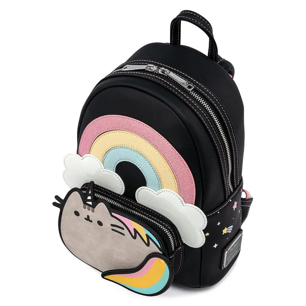 Loungefly x Pusheen Rainbow Unicorn Mini Backpack