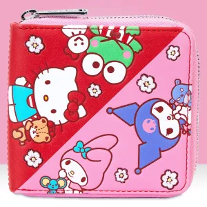Loungefly x Sanrio Hello Kitty & Friends Colour Block Zip Around Wallet