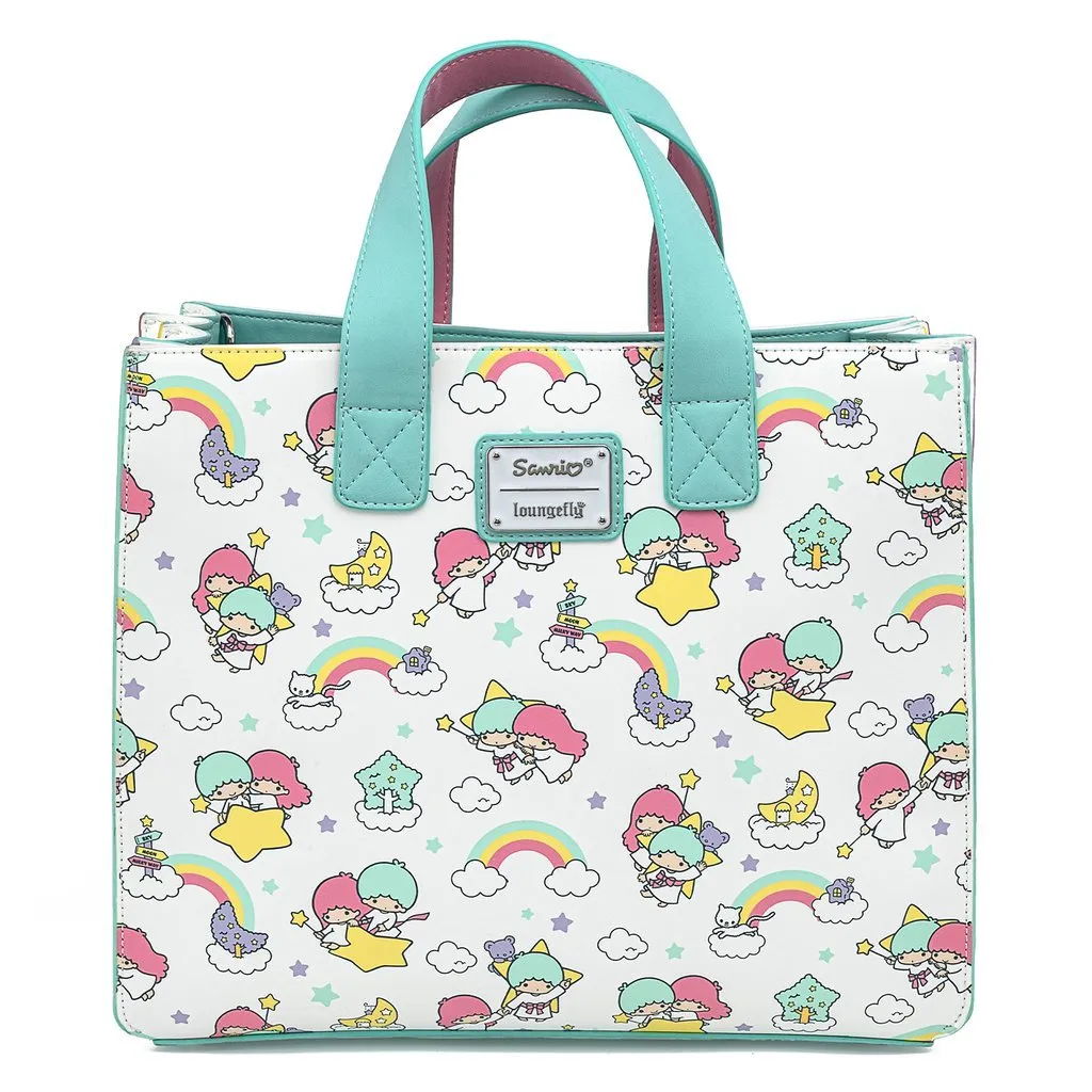 Loungefly x Sanrio Twin Stars Rainbow Handbag