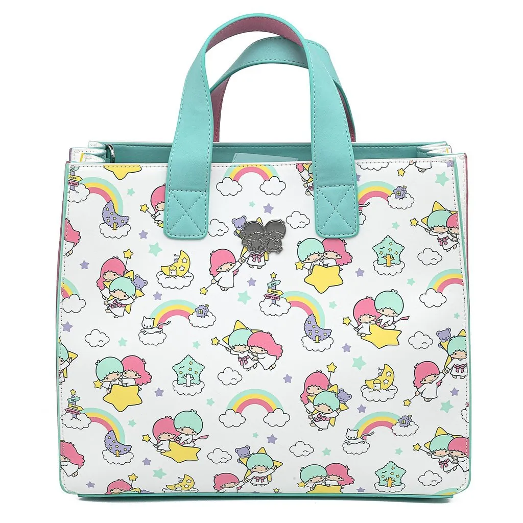 Loungefly x Sanrio Twin Stars Rainbow Handbag