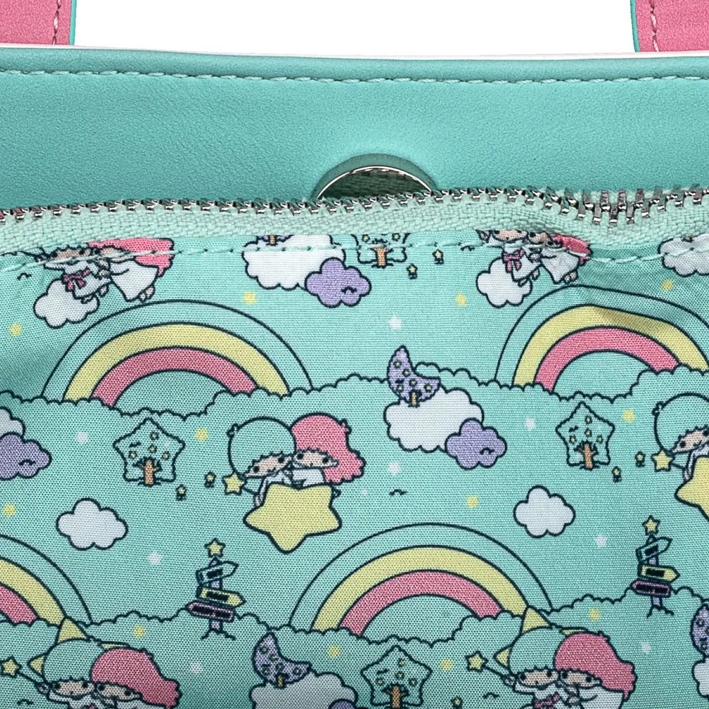 Loungefly x Sanrio Twin Stars Rainbow Handbag