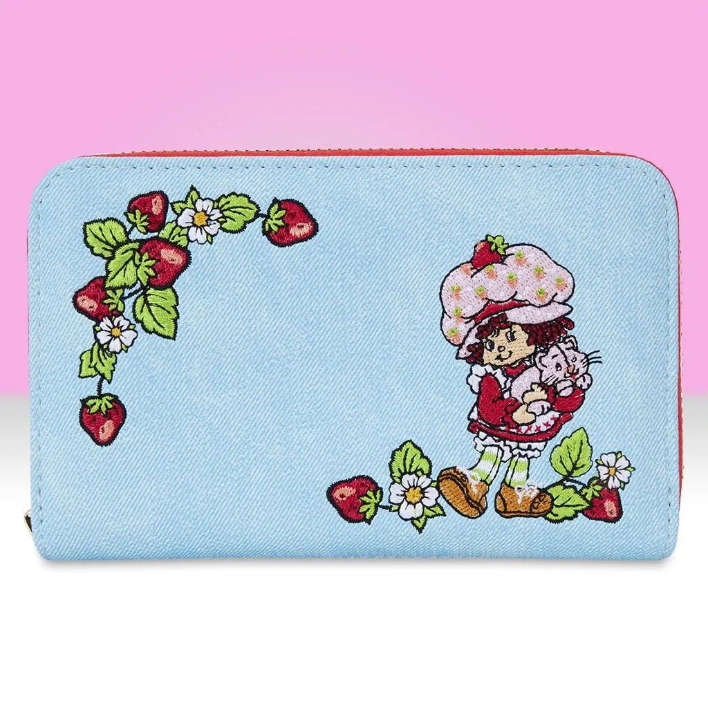 Loungefly x Strawberry Shortcake Denim Plaid Wallet